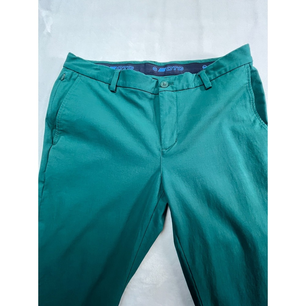 vineyard Vines OTG on the Go Pants Mens 33‎ x 32 Green Chinos Cotton Stretch - Picture 2 of 11